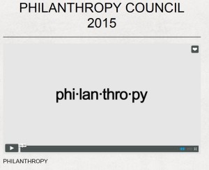 Philanthropy Video Image